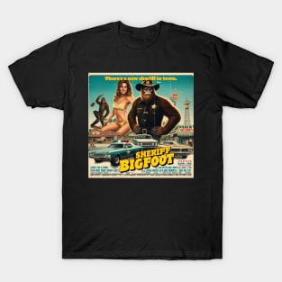 Sheriff Bigfoot Movie Poster 3 T-Shirt